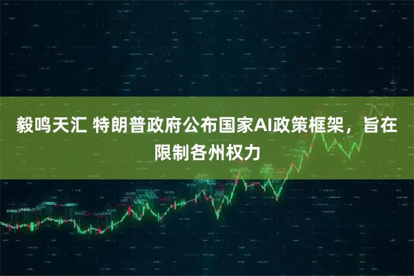 毅鸣天汇 特朗普政府公布国家AI政策框架，旨在限制各州权力