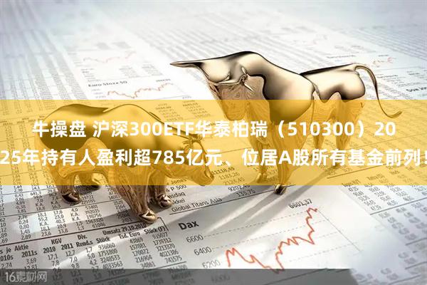 牛操盘 沪深300ETF华泰柏瑞（510300）2025年持有人盈利超785亿元、位居A股所有基金前列！