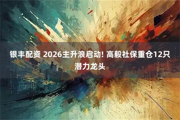 银丰配资 2026主升浪启动! 高毅社保重仓12只潜力龙头