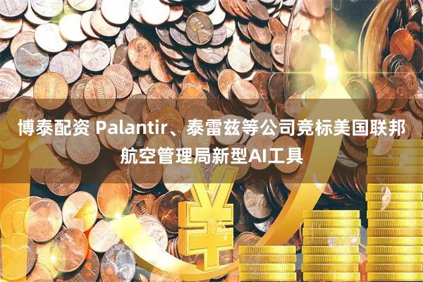 博泰配资 Palantir、泰雷兹等公司竞标美国联邦航空管理局新型AI工具